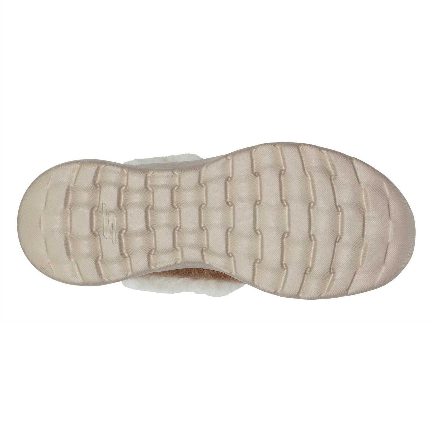 Chestnut - Side - Skechers Womens-Ladies Go Walk Joy Faux Suede Trainers