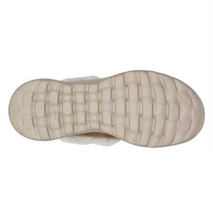 Chestnut - Side - Skechers Womens-Ladies Go Walk Joy Faux Suede Trainers
