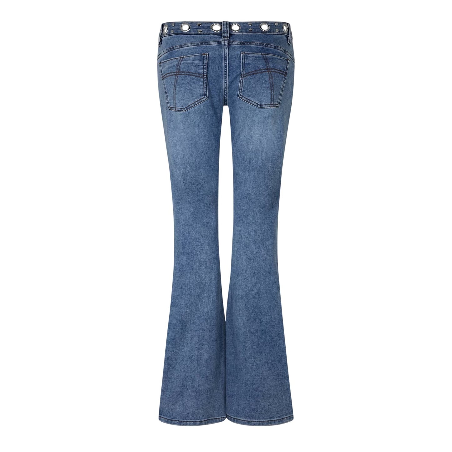 Blue - Back - The Ragged Priest Womens-Ladies Denim Bootcut Jeans