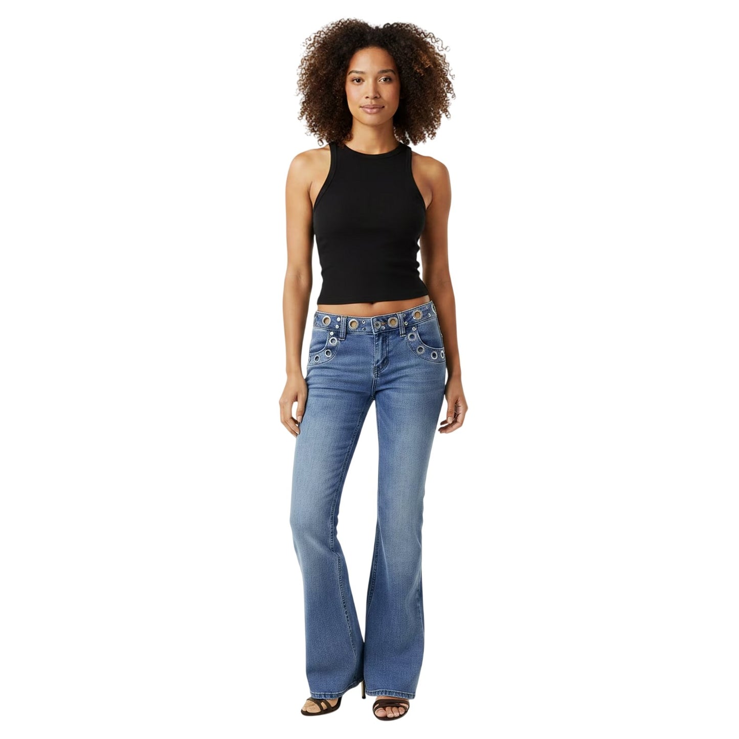 Blue - Lifestyle - The Ragged Priest Womens-Ladies Denim Bootcut Jeans