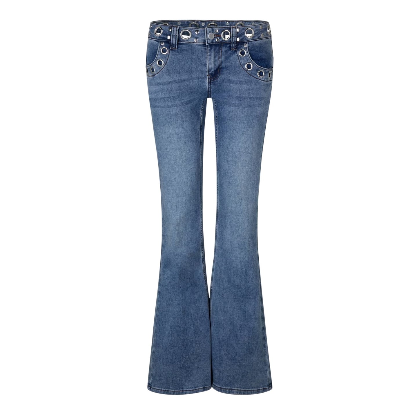 Blue - Front - The Ragged Priest Womens-Ladies Denim Bootcut Jeans