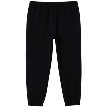 Black - Back - Lacoste Unisex Adult Organic Cotton Fleece Sweatpants