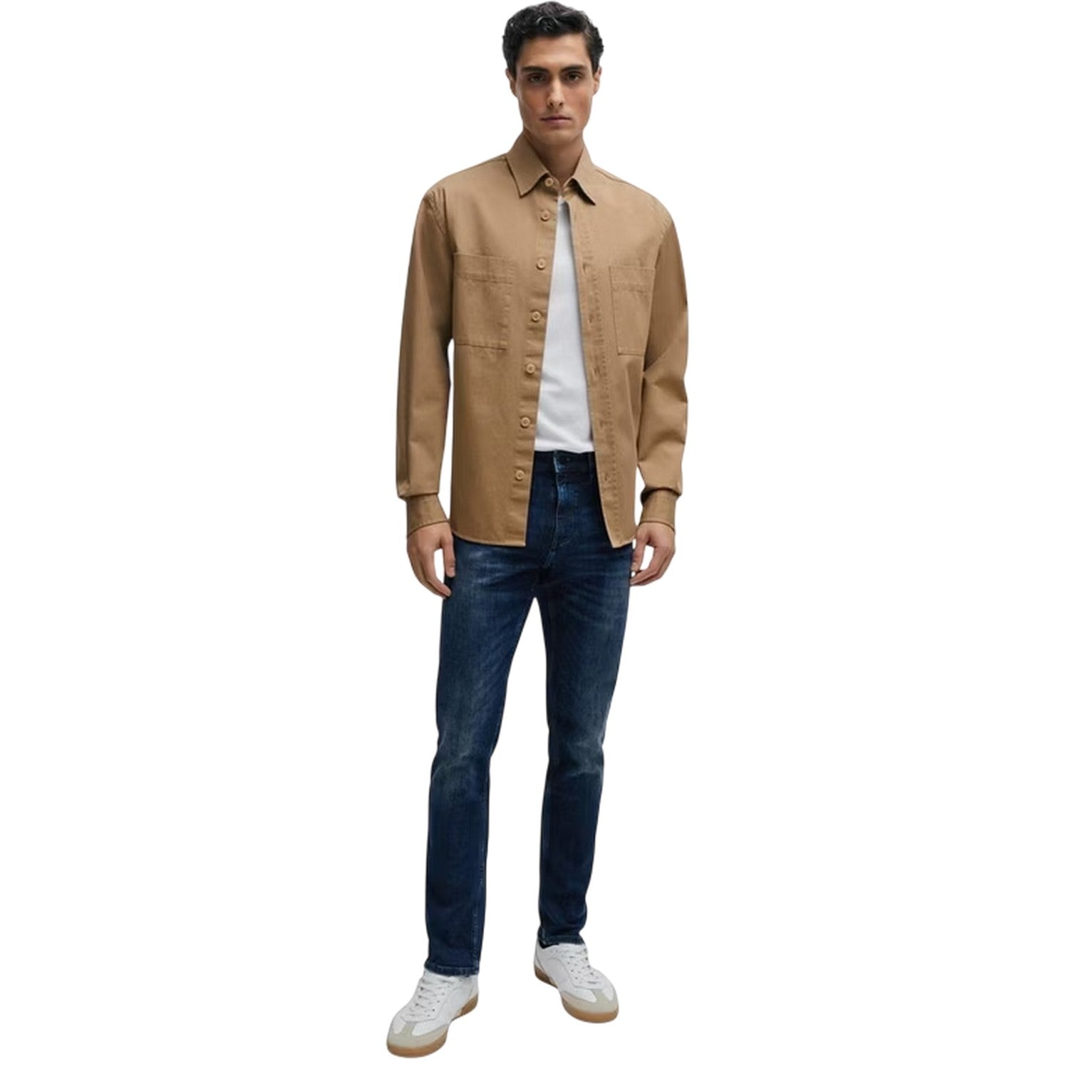 Navy - Lifestyle - Boss Mens Charleston Denim 5 Pockets Slim Jeans