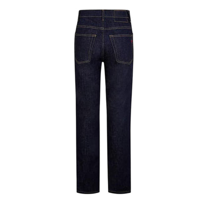 Blue Denim - Back - Diesel Mens D-Fining 5 Pockets Straight Jeans