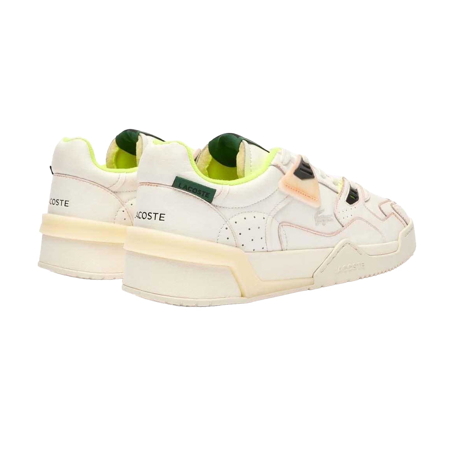White - Back - Lacoste Mens LT 125 Leather Trainers