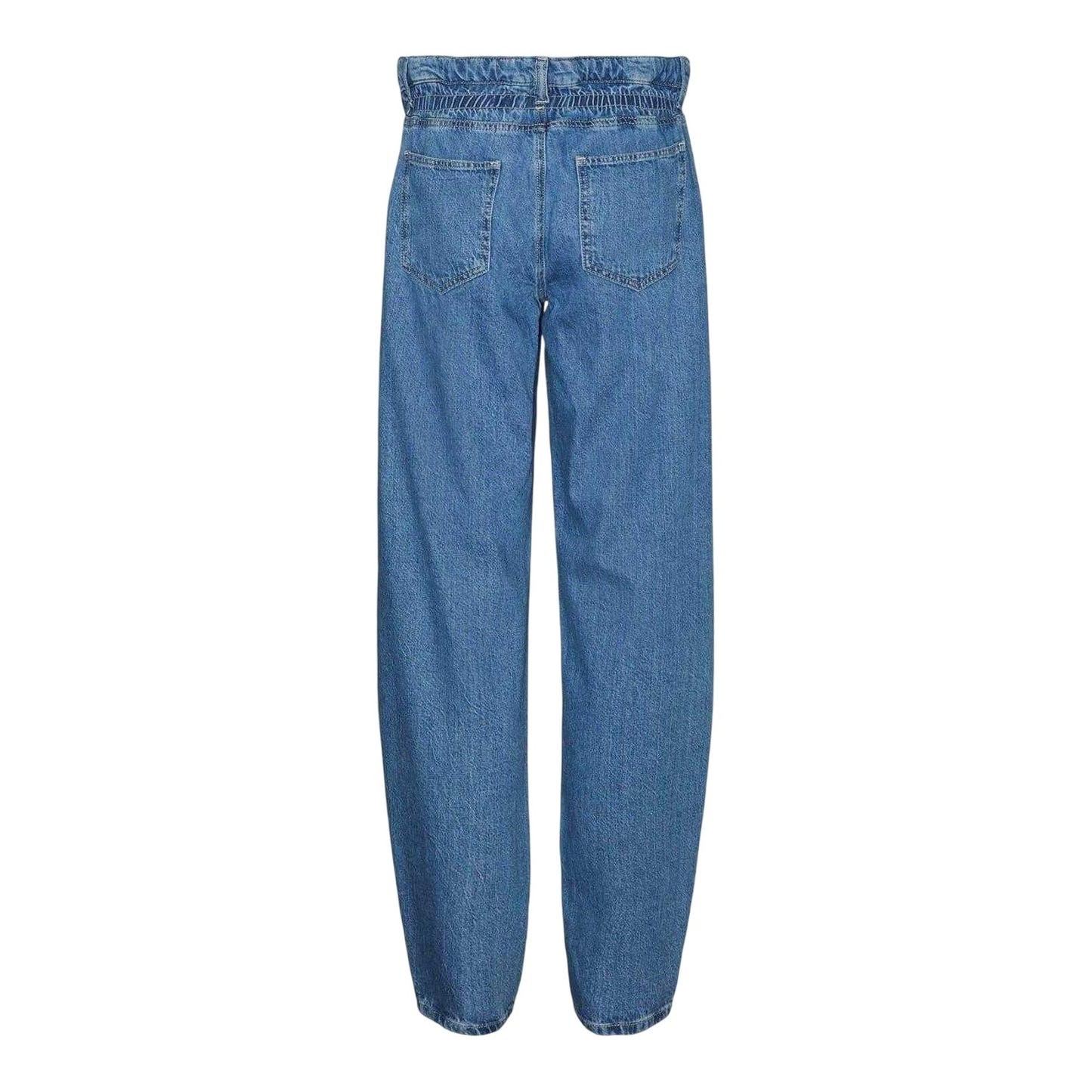 Light Denim Blue - Back - Mamalicious Womens-Ladies Straight Hem Mom Jeans