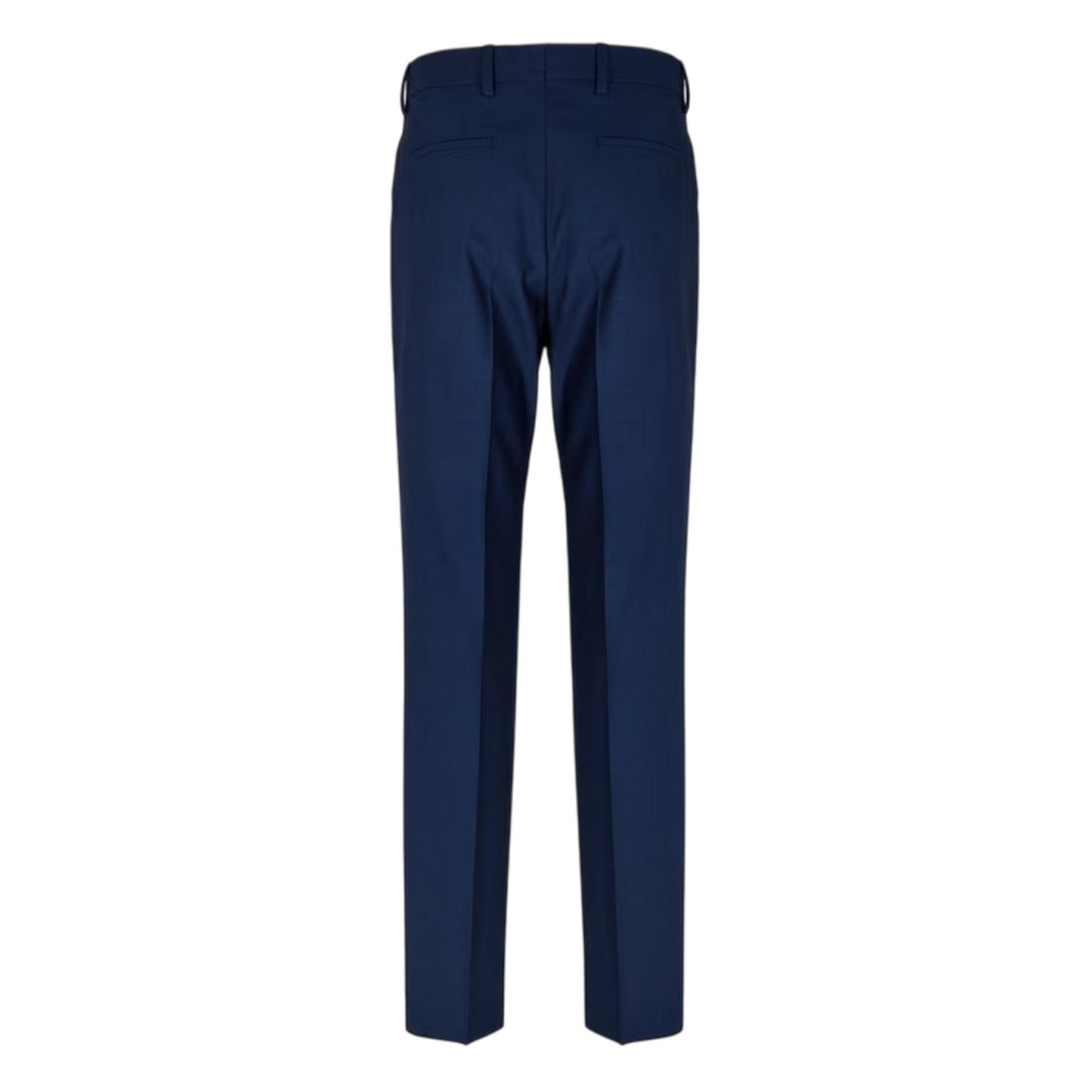 Blue - Back - Boss Mens H-Genius Plain Straight Chinos