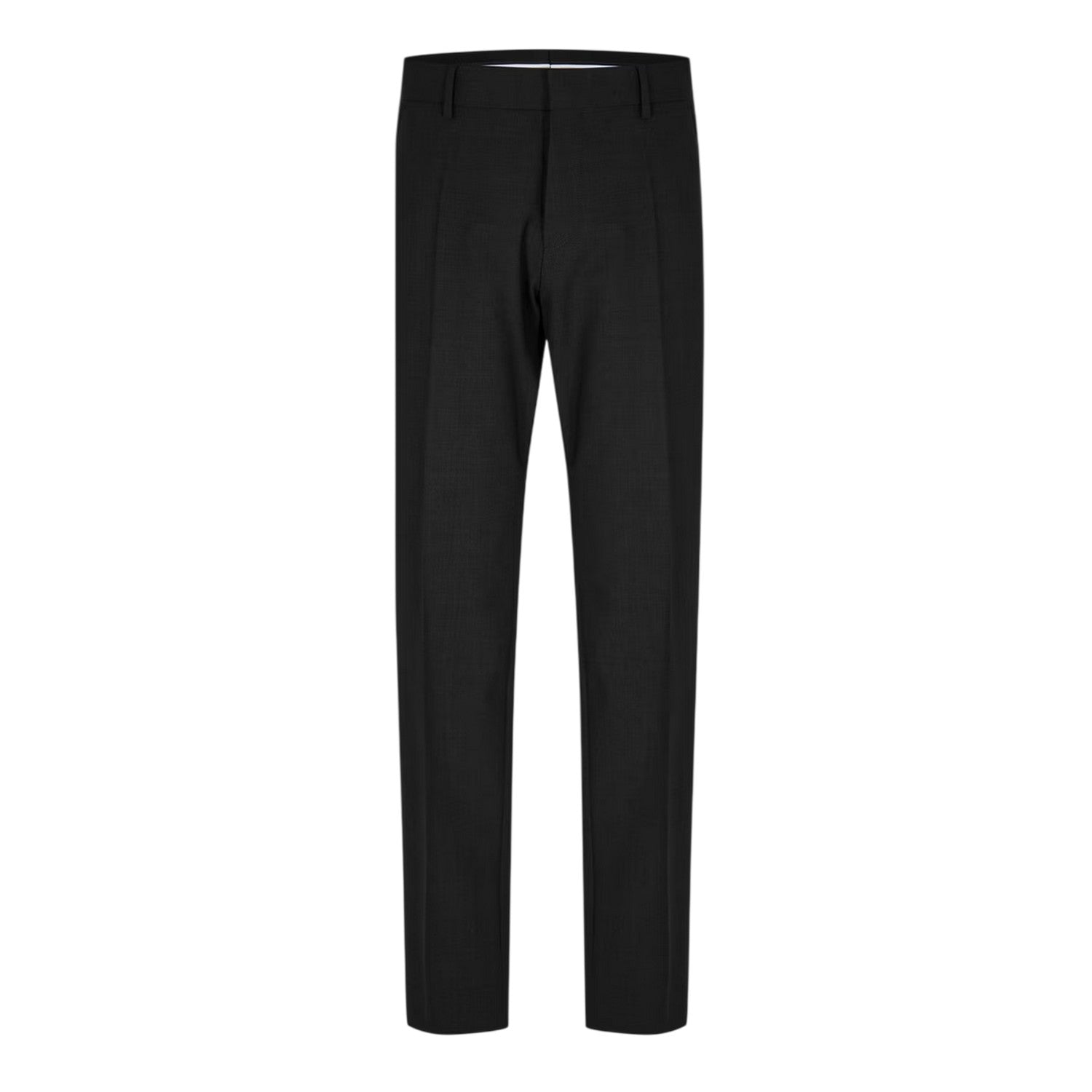 Dark Grey - Front - Boss Mens H-Genius Plain Straight Chinos