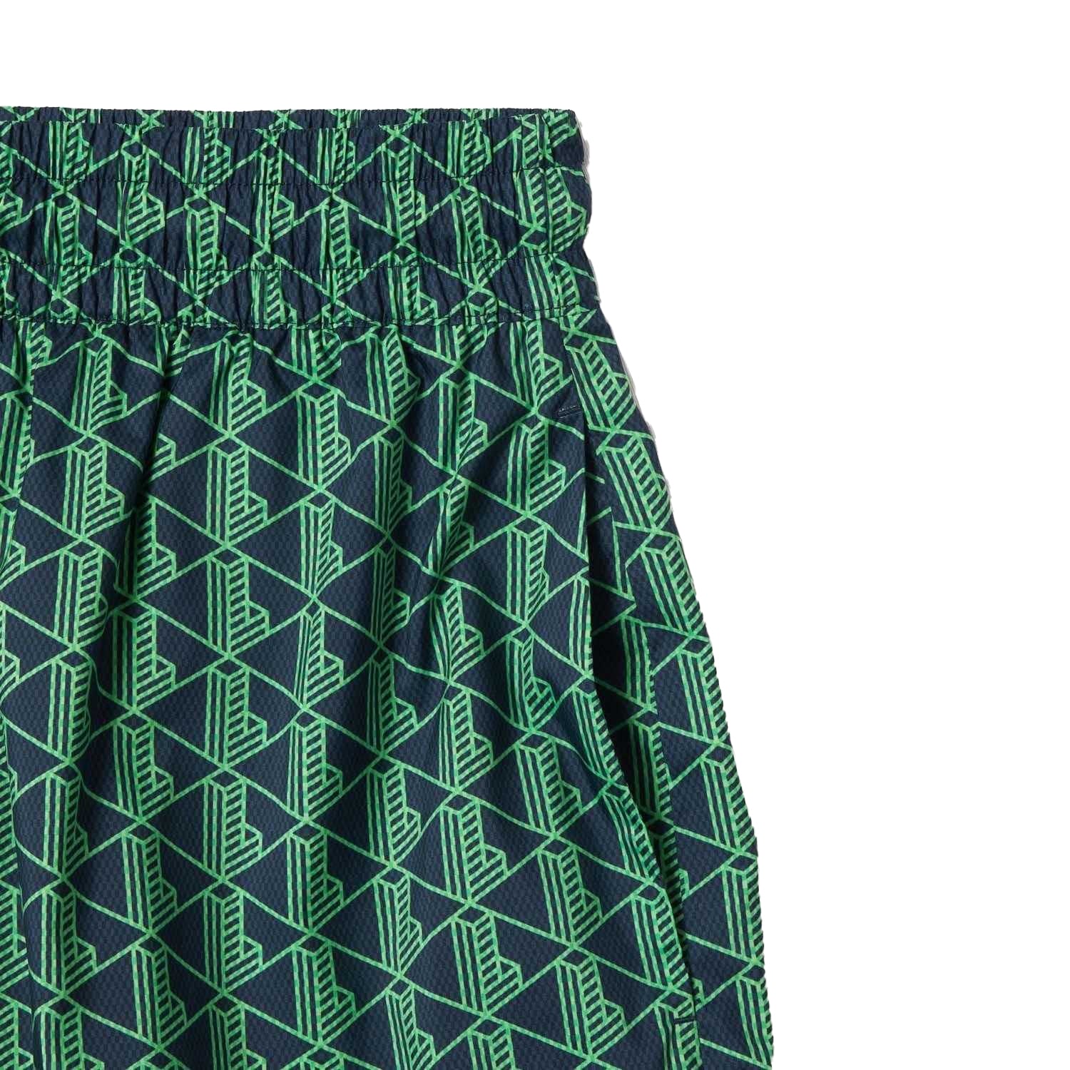Green-Blue - Lifestyle - Lacoste Womens-Ladies Monogram Shorts