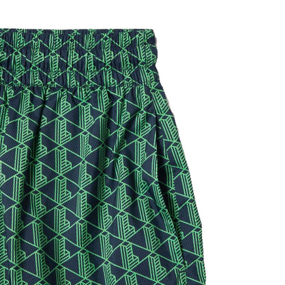 Green-Blue - Lifestyle - Lacoste Womens-Ladies Monogram Shorts