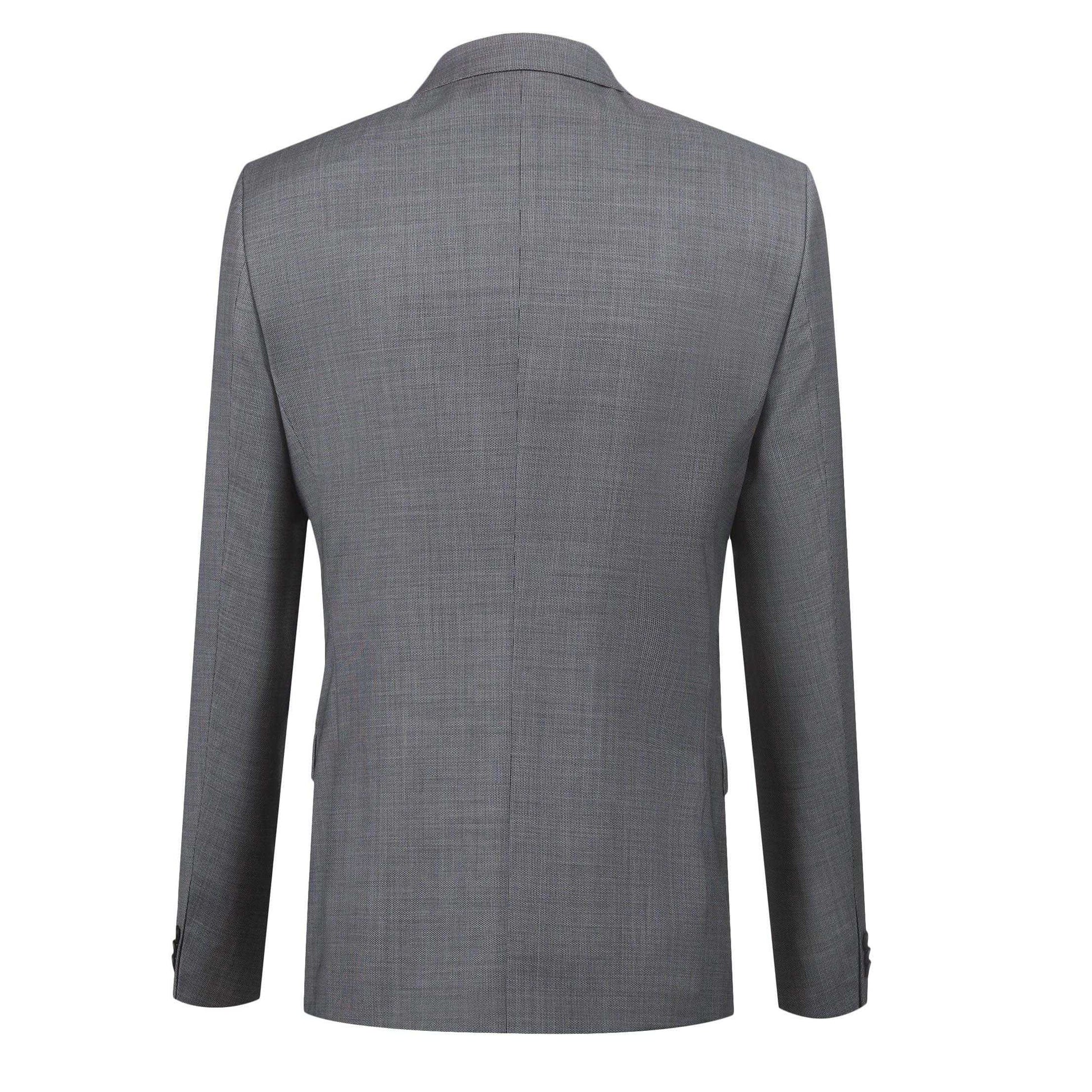 Grey - Back - Hugo Mens Arti Blazer