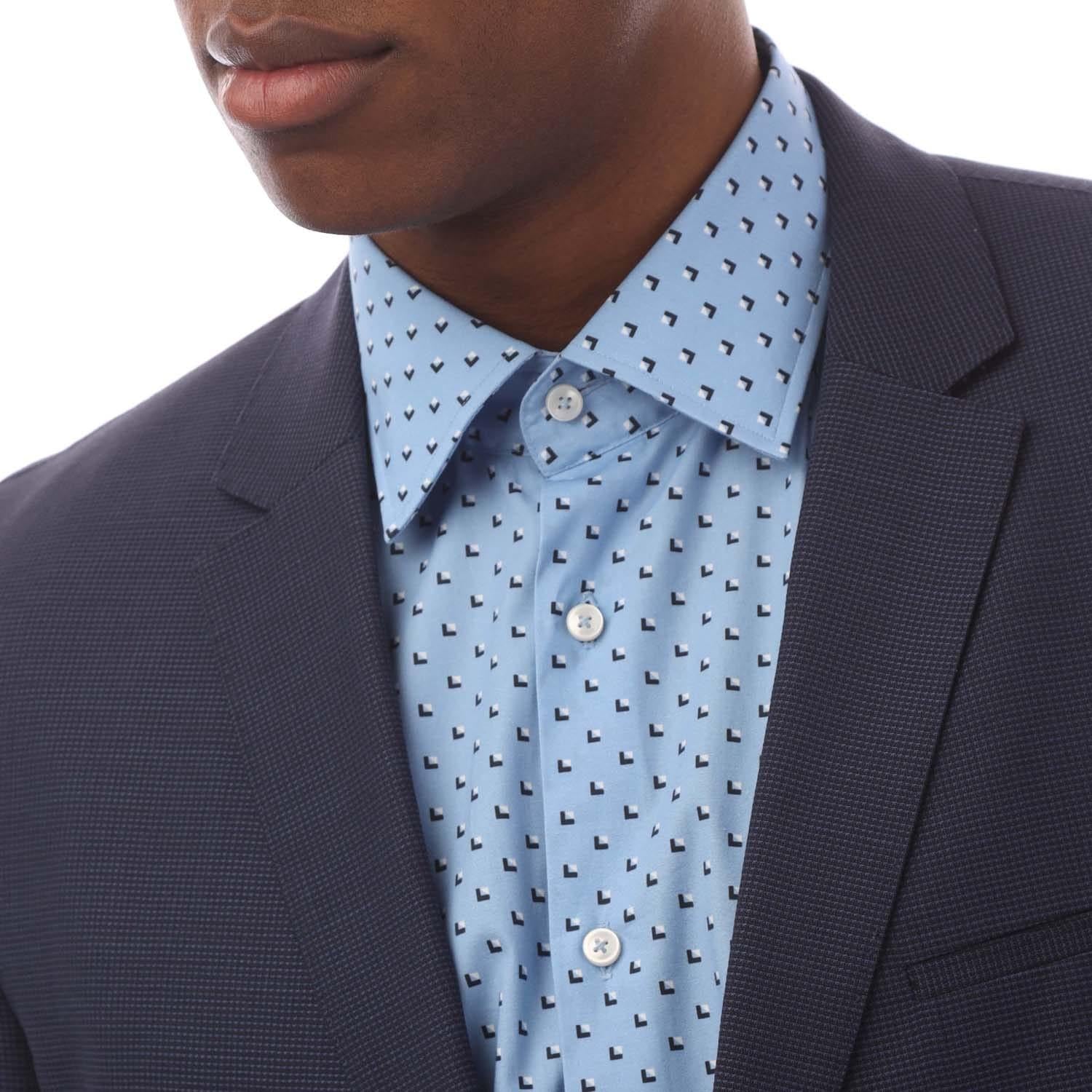 Navy - Side - Hugo Mens Arti Blazer