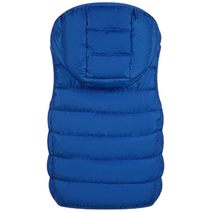 Royal Blue - Back - Minoti Boys Quilted Detachable Hood Gilet