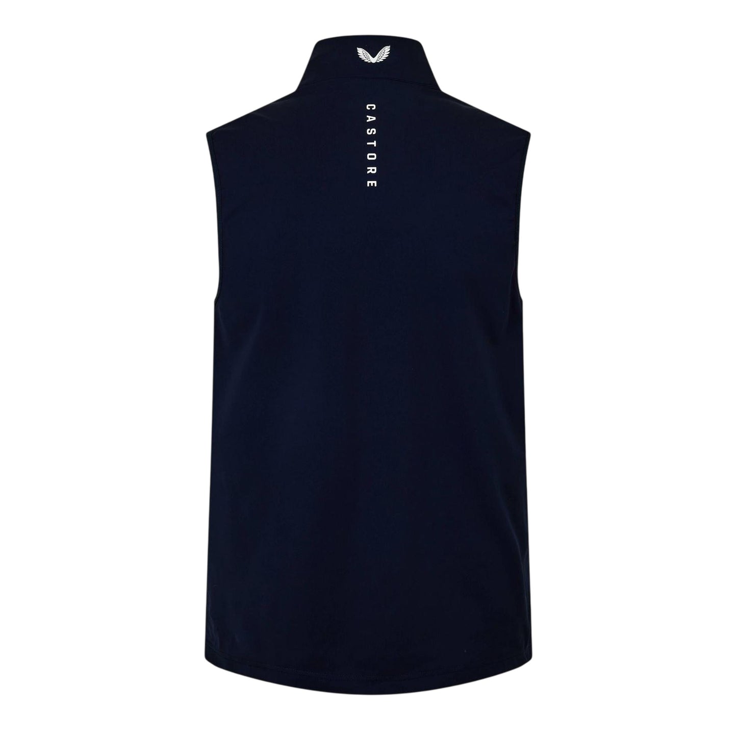 Midnight Navy - Back - Castore Mens Rangers FC Quilted Gilet