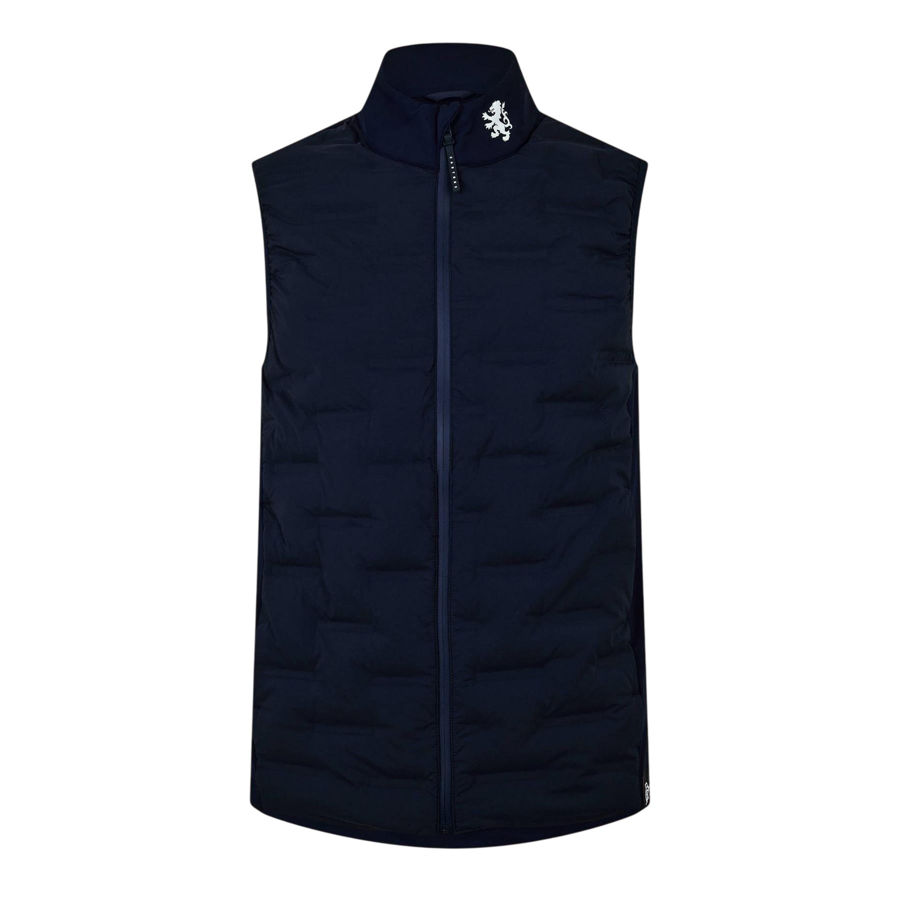 Midnight Navy - Front - Castore Mens Rangers FC Quilted Gilet