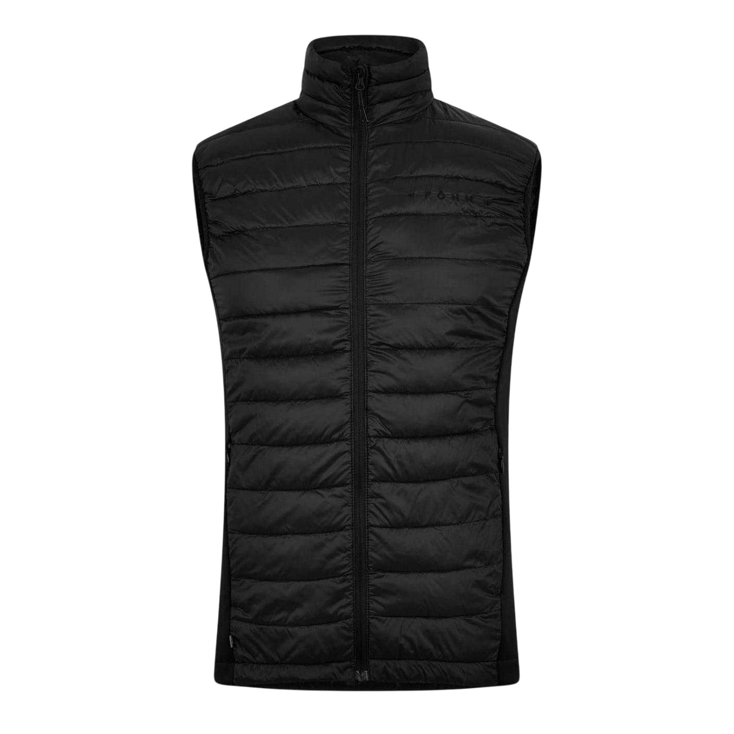 Black - Front - Fohn Mens Insulated Quilted Gilet