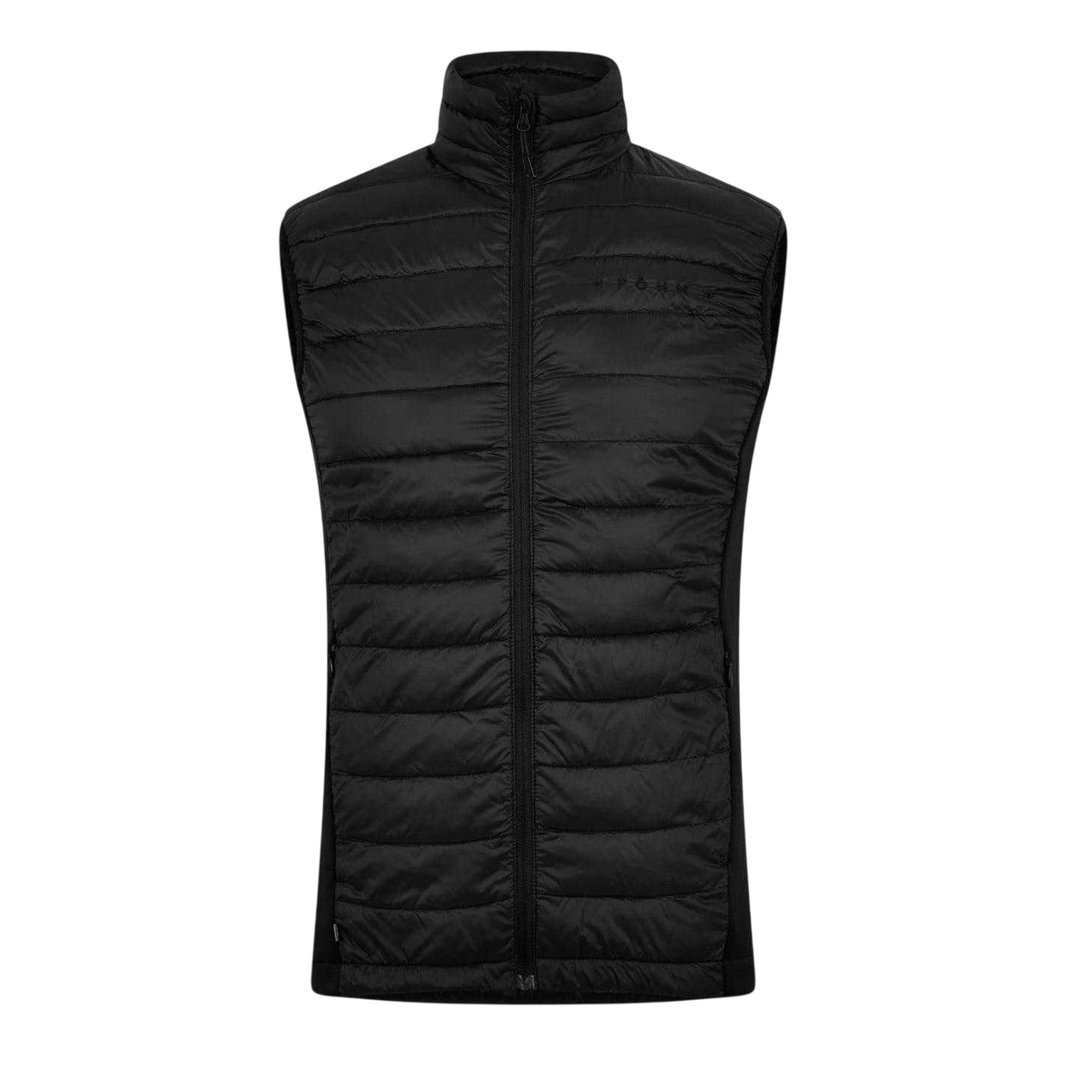 Black - Front - Fohn Mens Insulated Quilted Gilet