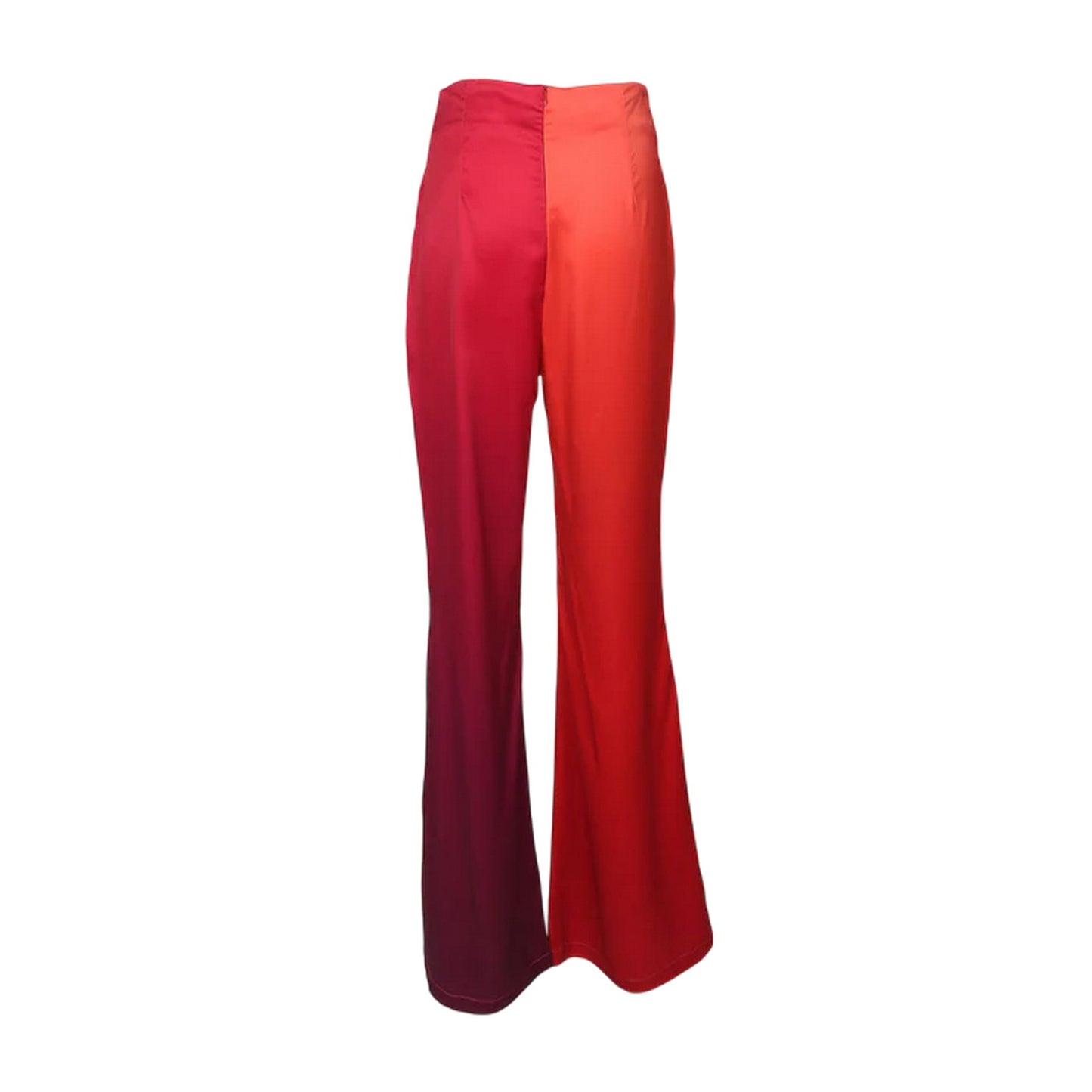 Multicoloured - Back - AmyLynn Womens-Ladies Satin Ombre Trousers
