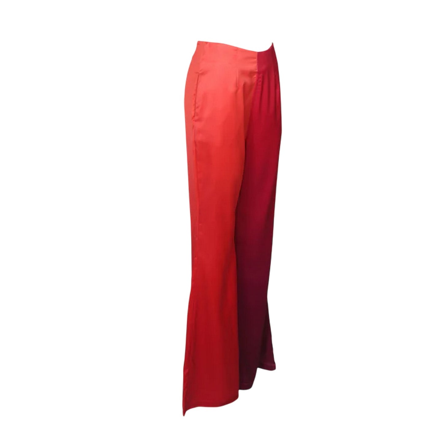Multicoloured - Side - AmyLynn Womens-Ladies Satin Ombre Trousers