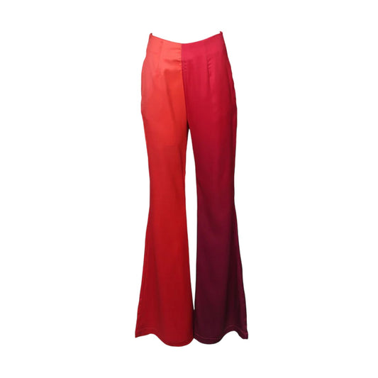 Multicoloured - Front - AmyLynn Womens-Ladies Satin Ombre Trousers