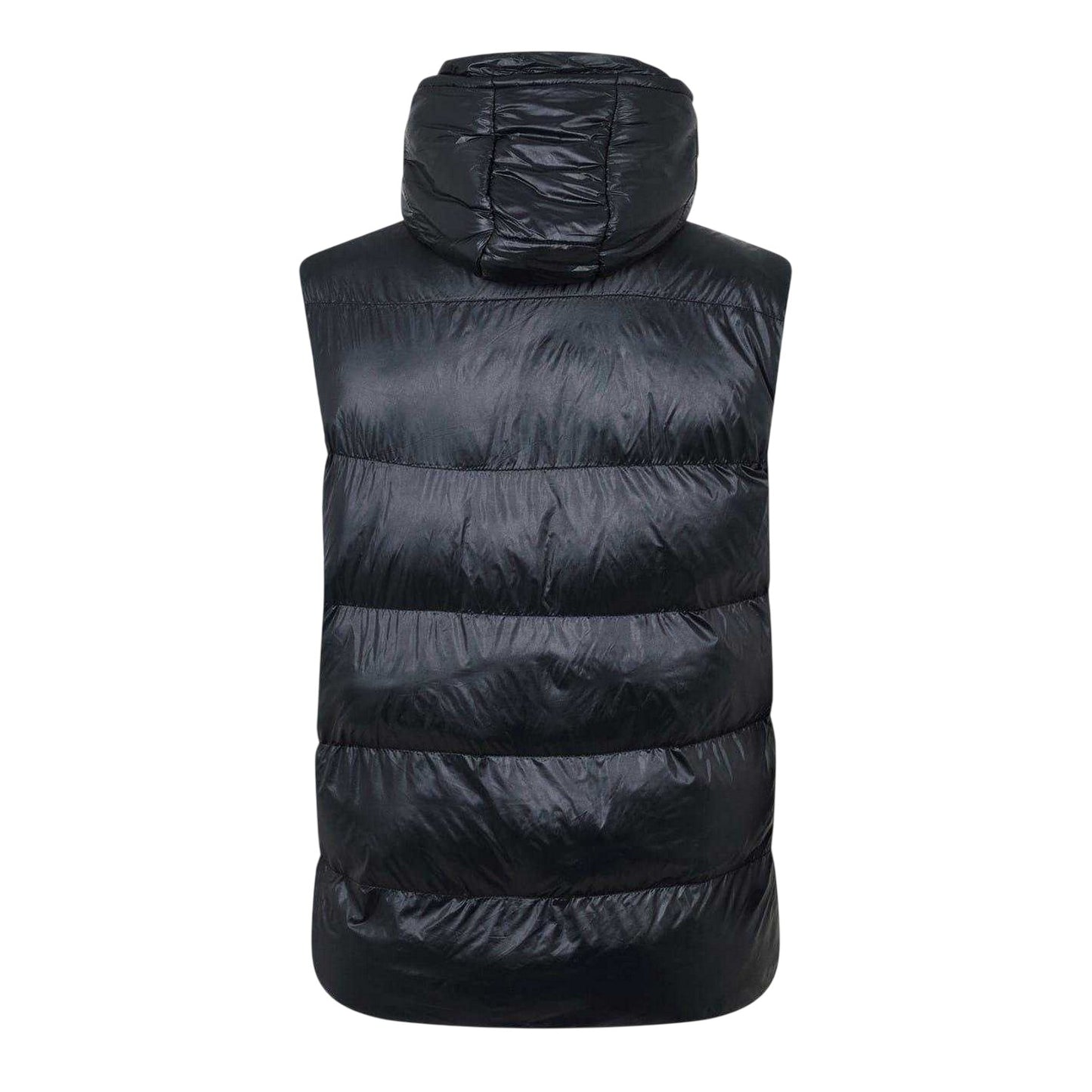 Black - Back - Born Rich Mens Lightweight Detachable Hood Gilet