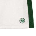 Cream-Green - Back - Lacoste Womens-Ladies Roland Garros Edition Terrycloth Playsuit