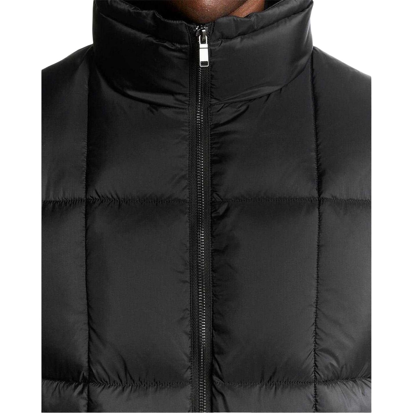 Lacquer - Side - Lyle & Scott Mens Cocoon Quilted Logo Gilet