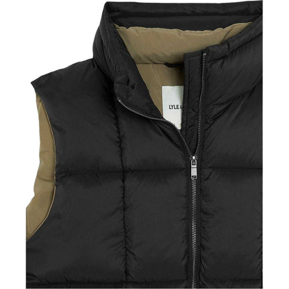 Lacquer - Lifestyle - Lyle & Scott Mens Cocoon Quilted Logo Gilet