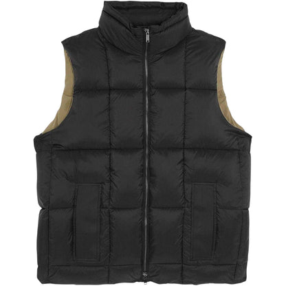 Lacquer - Front - Lyle & Scott Mens Cocoon Quilted Logo Gilet
