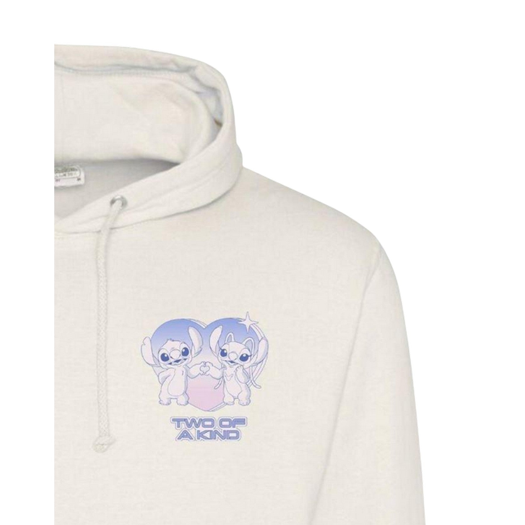 White - Back - Lilo & Stitch Unisex Adult Two Of A Kind Stitch & Angel Hoodie