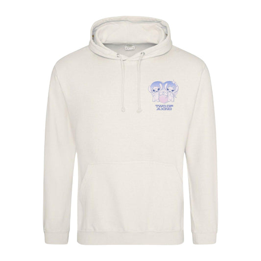 White - Front - Lilo & Stitch Unisex Adult Two Of A Kind Stitch & Angel Hoodie
