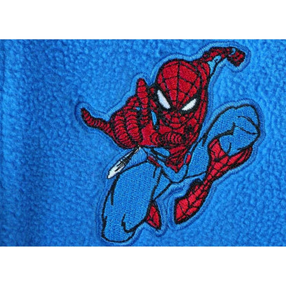 Blue-Red - Lifestyle - Spider-Man Childrens-Kids Fleece Hooded Gilet