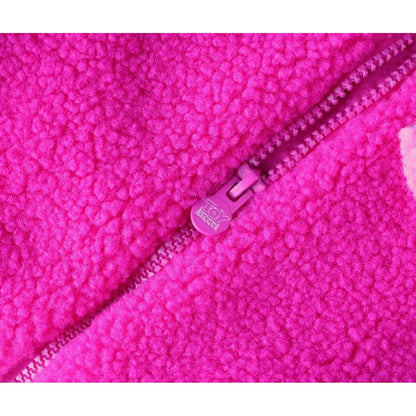 Pink - Side - Toy Story 3 Childrens-Kids Lotso Fleece Zip Pocket Gilet