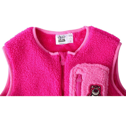 Pink - Lifestyle - Toy Story 3 Childrens-Kids Lotso Fleece Zip Pocket Gilet