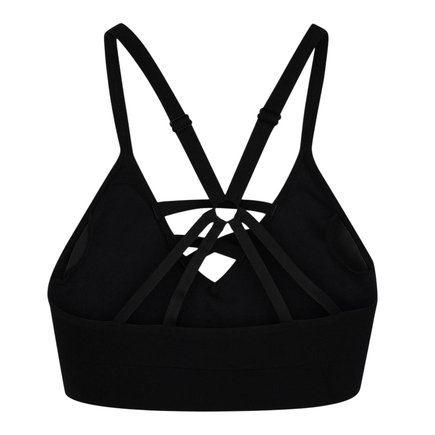 Black - Back - Reebok Womens-Ladies Maryna Seamless Sports Bra