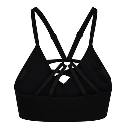 Black - Back - Reebok Womens-Ladies Maryna Seamless Sports Bra