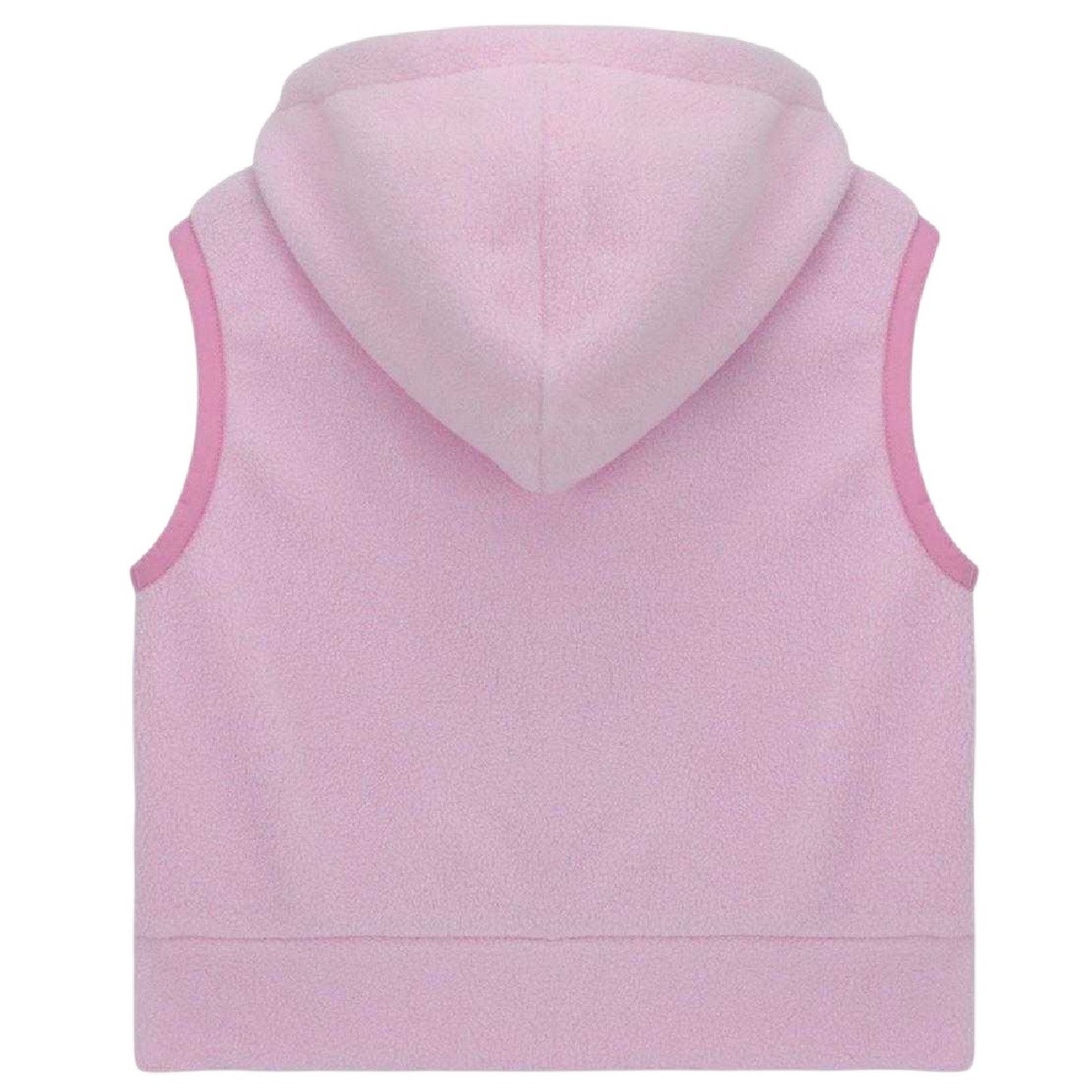 Pink - Back - Disney Childrens-Kids Minnie Mouse Fleece Hooded Gilet