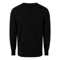 Black - Back - Calvin Klein Mens Merino Wool Jumper