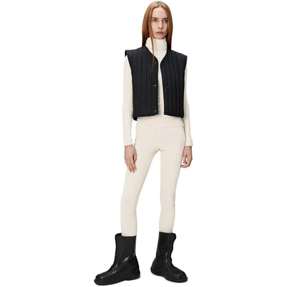 Black - Side - Rains Mens Banja Liner Quilted Gilet