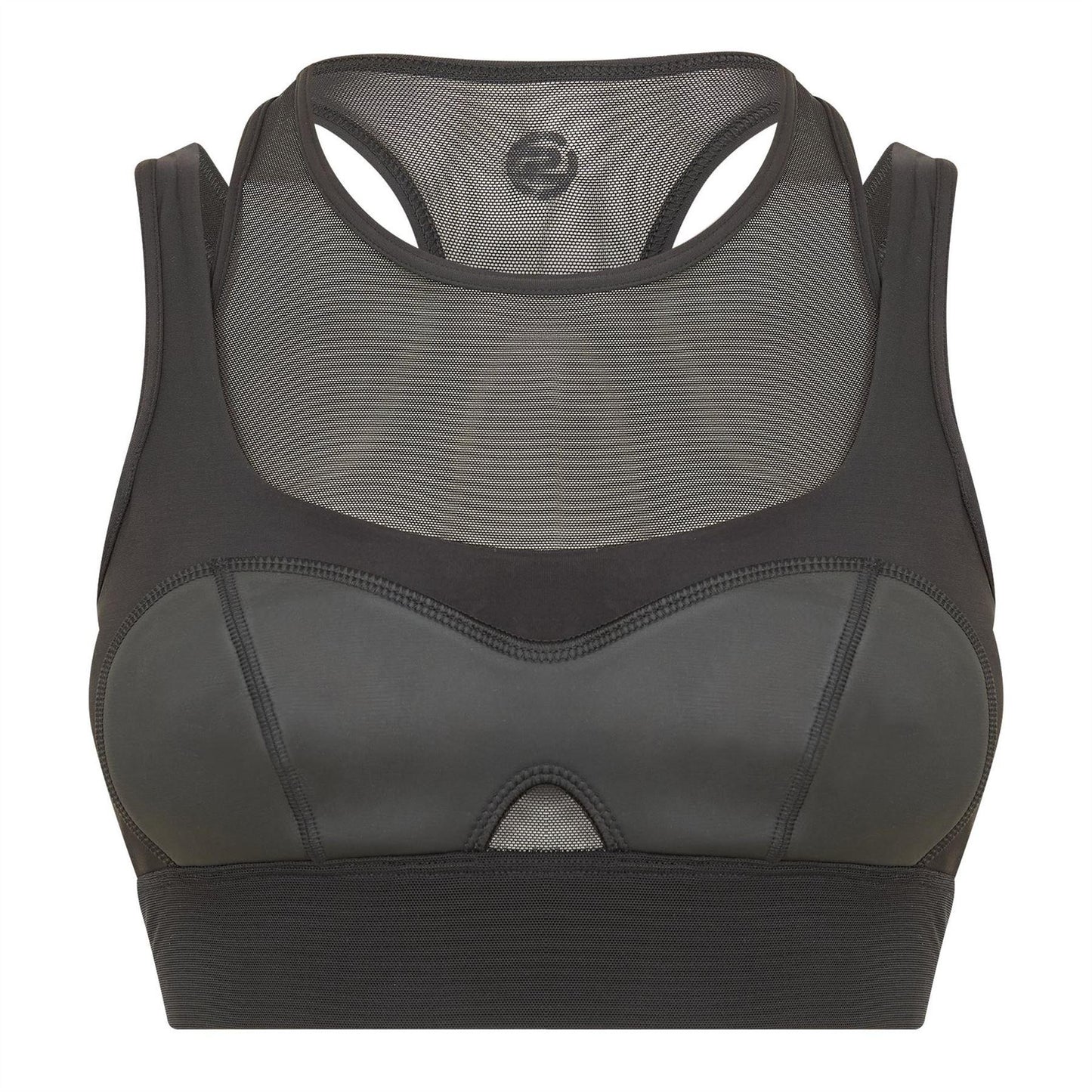 Black - Front - Skins Womens-Ladies A400 Empire Compression Sports Bra