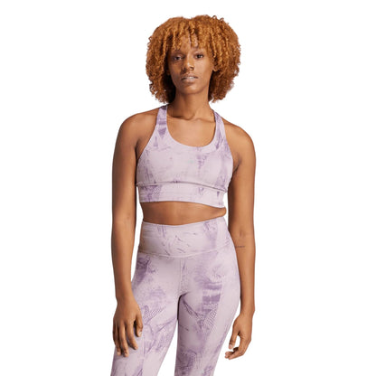 Preloved Fig - Lifestyle - Adidas Womens-Ladies Snakeskin Pocket Sports Bra