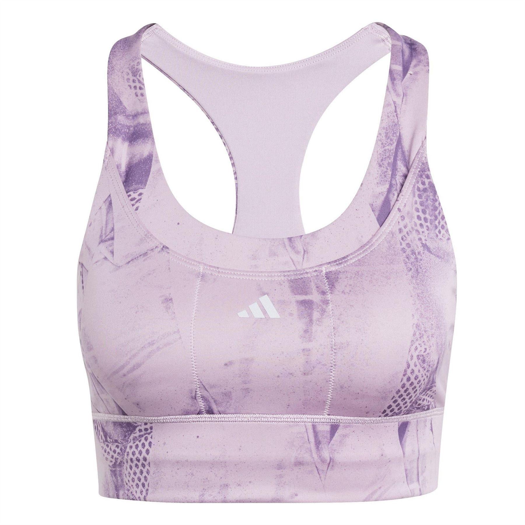 Preloved Fig - Front - Adidas Womens-Ladies Snakeskin Pocket Sports Bra
