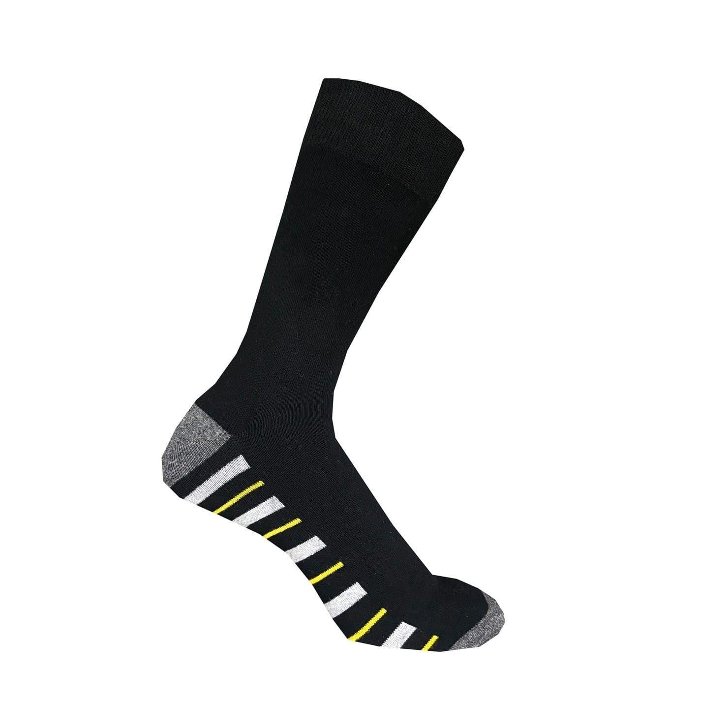 Black-Grey - Back - Firetrap Mens Striped Ankle Socks (Pack of 7)