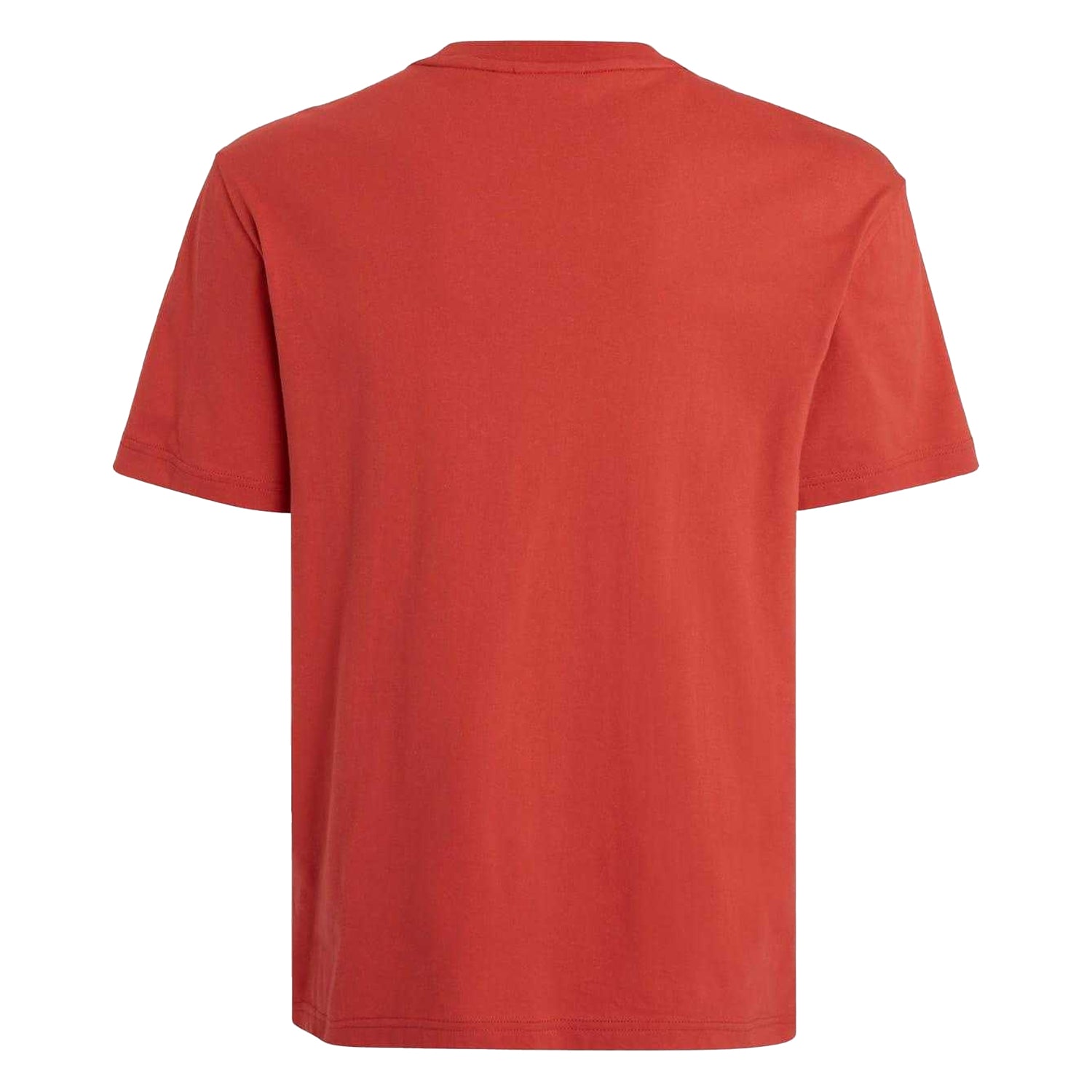 Red - Back - Calvin Klein Mens Diffused Logo T-Shirt