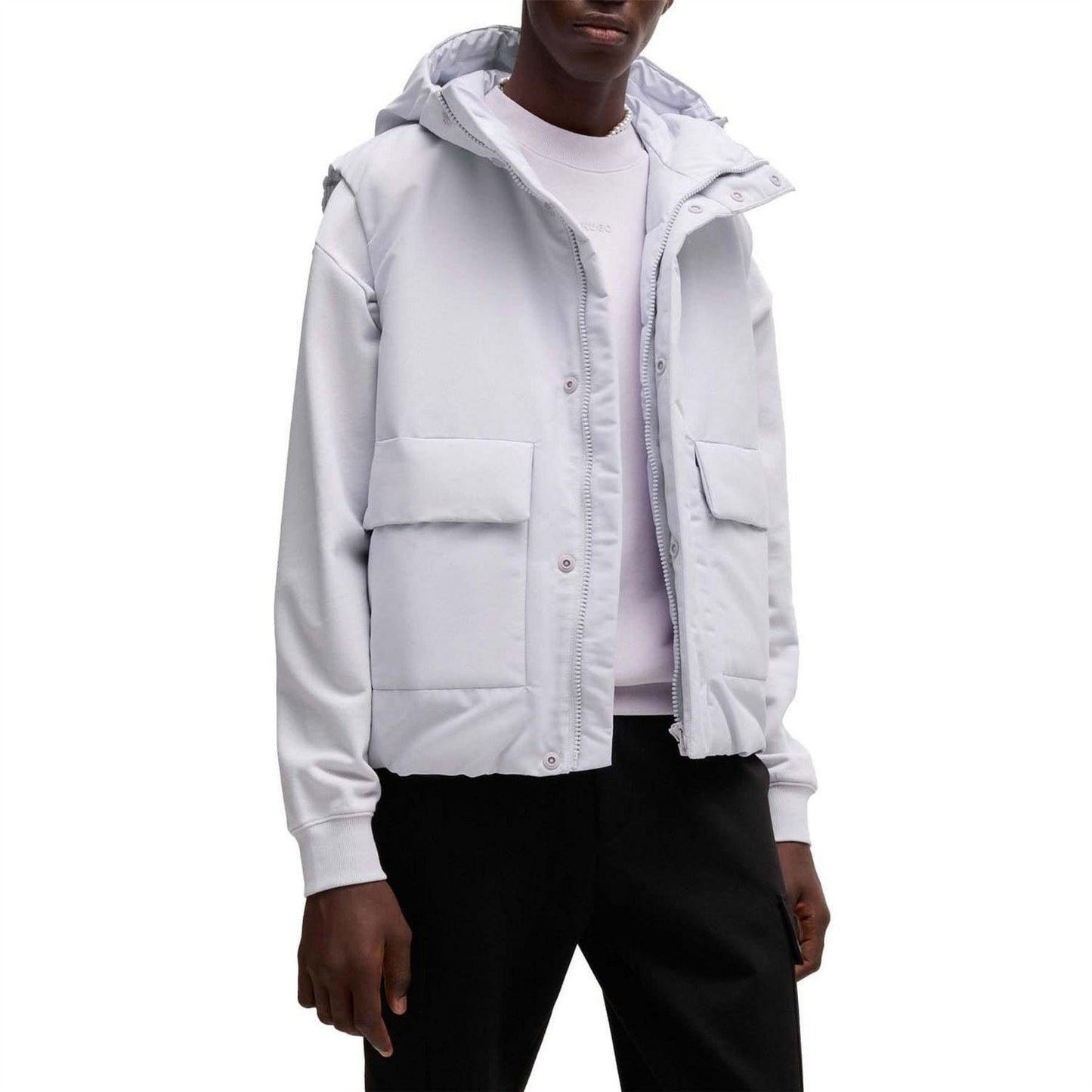 Purple - Lifestyle - Hugo Mens Branden Water Repellent Gilet