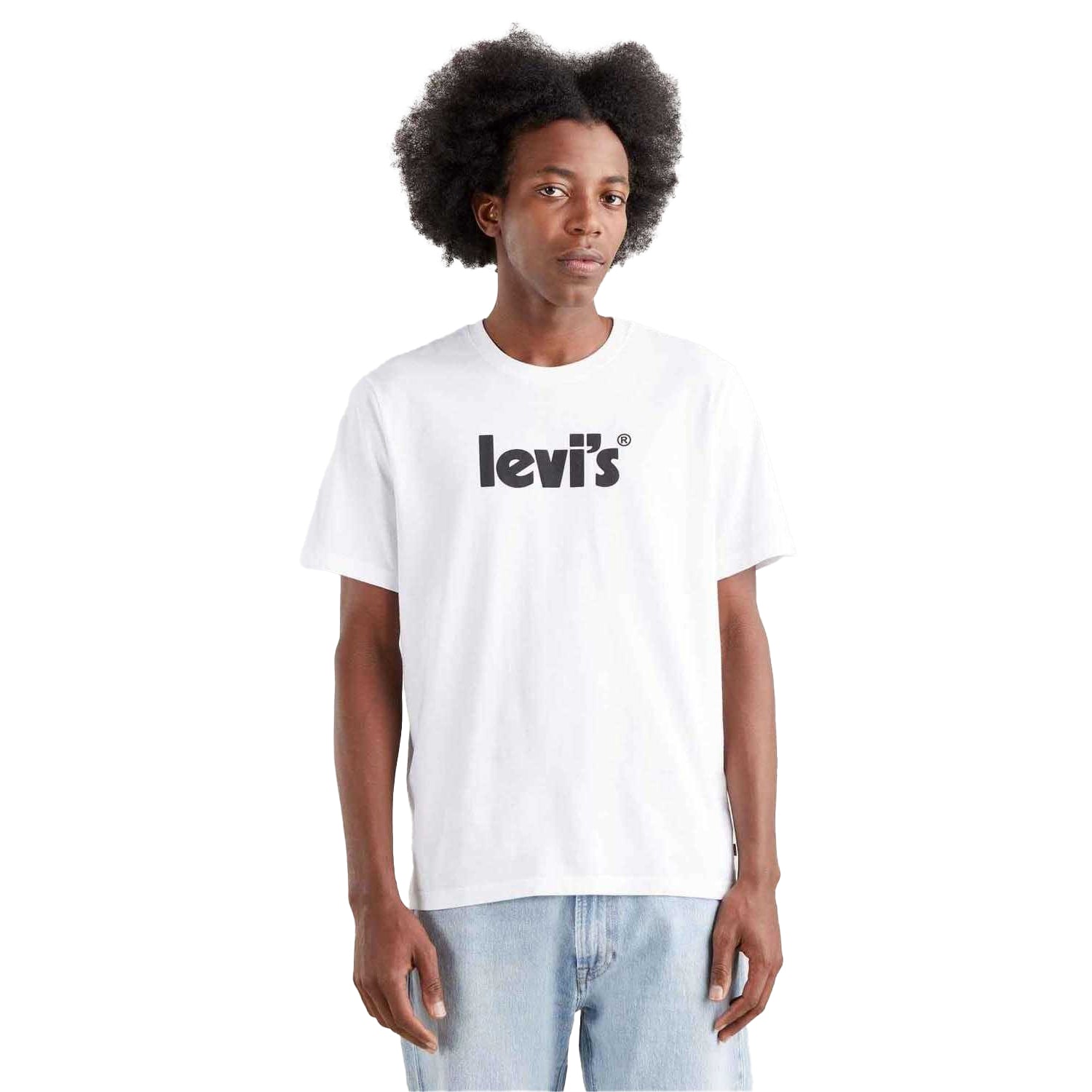 White - Side - Levis Mens Relaxed Fit T-Shirt