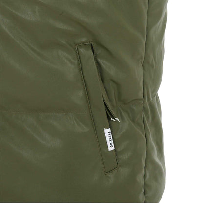 Army Green - Lifestyle - Firetrap Mens PU Padded Gilet