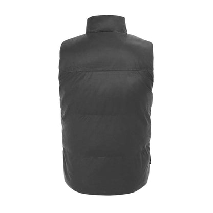 Black - Back - Firetrap Mens PU Padded Gilet