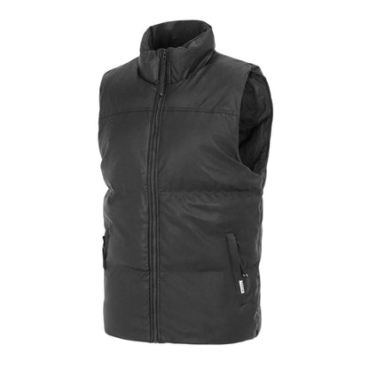 Black - Side - Firetrap Mens PU Padded Gilet