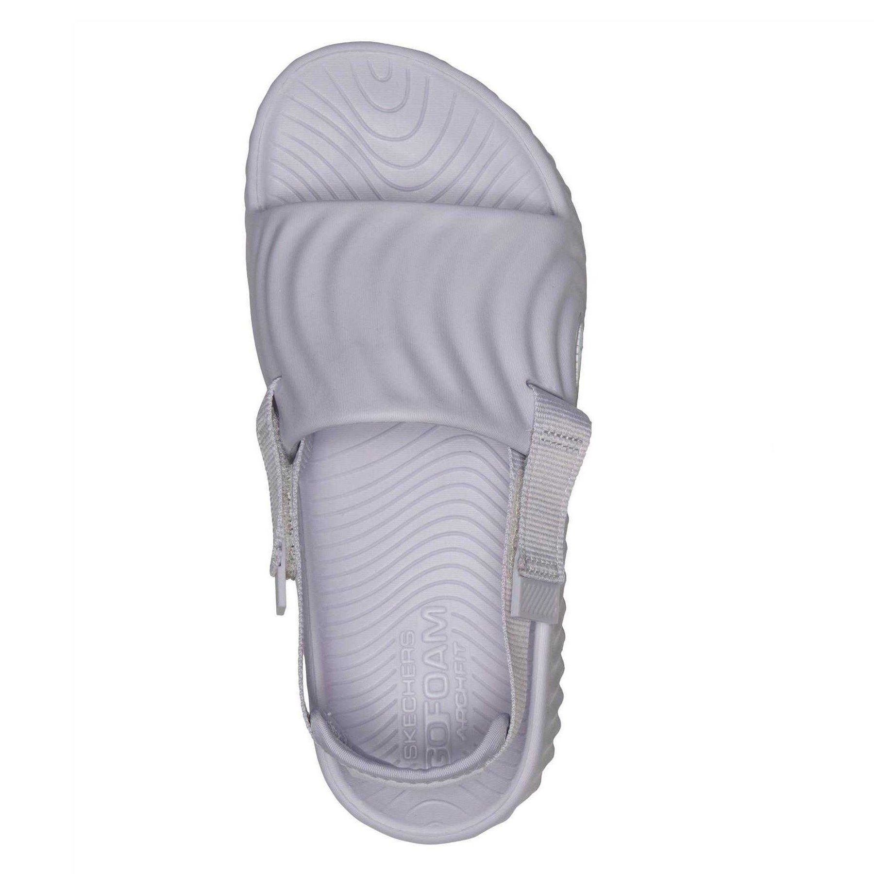 Periwinkle - Side - Skechers Womens-Ladies Go Foam Crz Cushioned Sandals